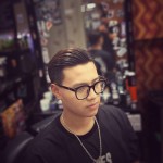 Tiệm cắt tóc nam đẹp chuyên pompadour