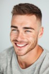 Crew cut có hợp với mặt béo không?