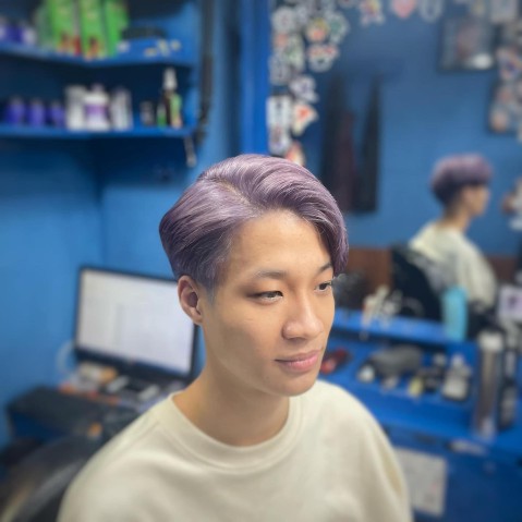 Tóc side part cho mặt tròn giúp gương mặt cân đối hơn