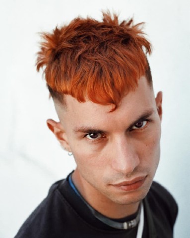 Spiky high fade cá tính mạnh mẽ dành cho nam