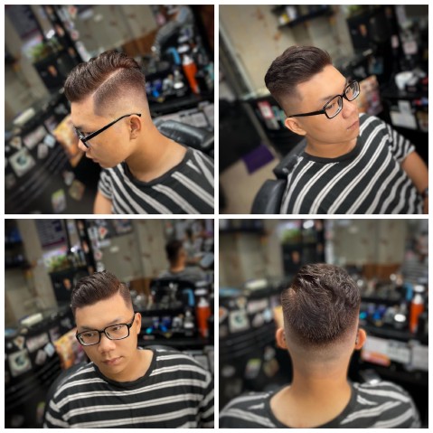 Undercut cho mặt vuông giúp tăng vẻ nam tính mạnh mẽ